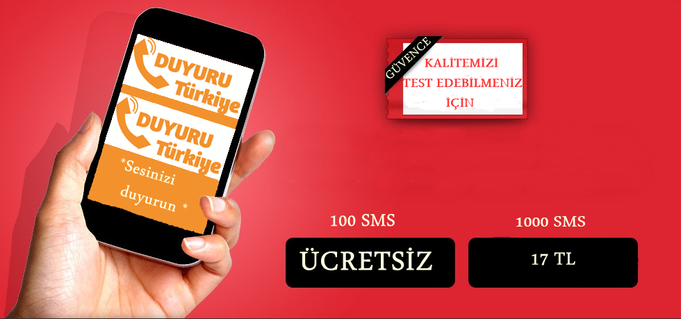 100 SMS ÜCRETSİZ!